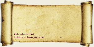 Anita Čokov vizit kartica